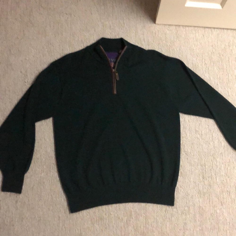 Dark green sweater